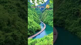  Instagram vs Reality: Enshi City & Natural Hot Springs Italy! #travel #socialmedia #vs  #reality