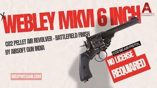 Webley 6 inch imported co2 pellet revolver in stock now