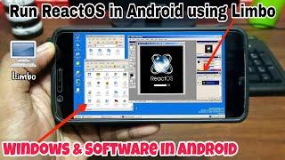 How to Run ReactOS in Android using Limbo Pc Emulator | Windows/linux in Android phone with limbo