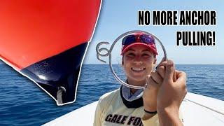 HOW TO USE AN ANCHOR BALL - Never pull an anchor again ️ Using a polyform buoy | Gale Force Twins