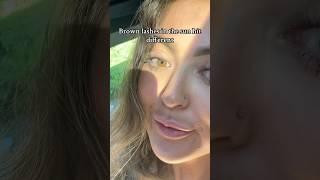 Brown Lashes in the Sunlight 