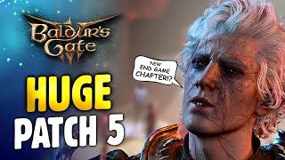 Baldur's Gate 3 - ABSOLUTELY HUGE Patch 5 Update! (New Ending) Notes & Overview