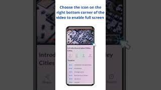 How to see videos on full screen in the EduRev app?