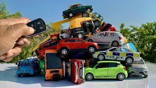 Model Car Collection Ambassador Car | Auto Rickshaw | Police Car | Fire Truck | Ambulance | DIY |