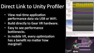 VR Game design advice and optimization best practices - Unite Europe 2015