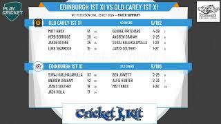 Edinburgh 1st XI v Old Carey 1st XI