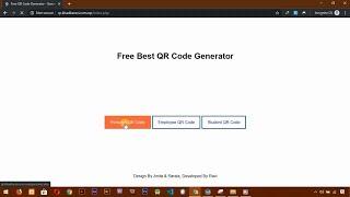 How to Create QR CODE ? create unlimited qr code for free |  Complete PHP Project