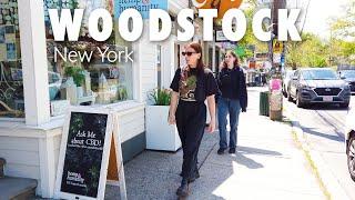 Discover Woodstock New York - Virtual Walking Tour 2023 4k