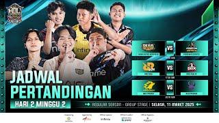 LIVE | MDL ID S11 | Regular Season | Minggu 2 Hari 2