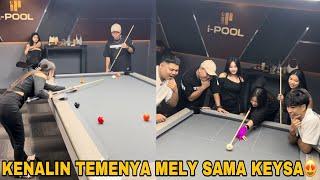 Akang MV WITH MELY PLAYING BILLIARDS‼️KEYSA MAHESA IS MATCHED UP WITH HER FRIEND