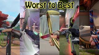 Every Butterfly Knife on VALORANT Ranked Worst to Best