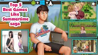 Top 5 Best Games Like Summertime saga Ezarca Gaming | 2D Visual Novels | Part-3