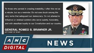 AFP Chief assures no coup under his watch amid unrest rumors | ANC