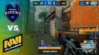 MOVISTAR RIDERS VS NAVI YOUTH - HIGHLIGHTS |  THUNDERPICK WORLD CHAMPIONSHIP 2023 EUROPE S1