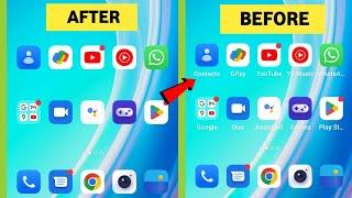 How to Remove App Name | Icon Name | Lable In OnePlus Mobile