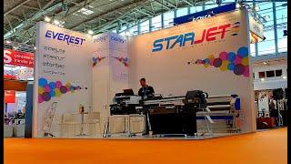 Everest d.o.o. on Fespa 2019! Presentation of StarJet UV  9060E StarJet DTG TX300 Rollstar laminator