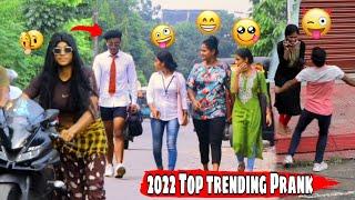 2022 Top Five Trending Prank In India || Amazing Reaction Of Cute Girls  @funkyyash