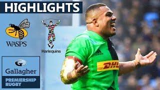 Wasps v Harlequins HIGHLIGHTS | Incredible Comeback In Brilliant Display | Gallagher Premiership
