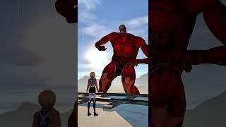 Armin vs Colossal TItan Version 2  #attackontitan #aot #anime #colossaltitan #arminarlert #vrchat