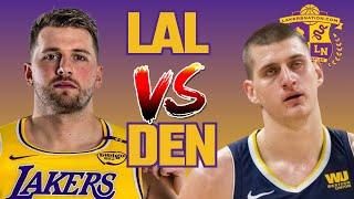 Lakers vs Nuggets LIVE Play By Play And Reaction!