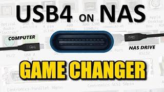 Why USB4 on a NAS is a Big Deal? CHEAPER THUNDERBOLT NAS BABY!