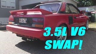 INSANE V6 Swapped AW11 MR2!