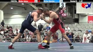 Victor Aybar vs. Victor Ilyenko at 2013 Veterans Nationals - Greco