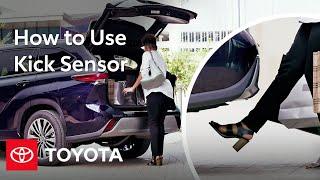 How to Operate 2023 Toyota Highlander Hands-Free Liftgate | Toyota