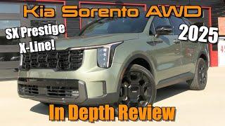 2025 Kia Sorento SX Prestige X-Line: Start Up, Test Drive & In Depth Review