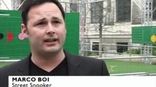 BBC Sheffield news coverage on Street Snooker