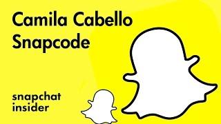 Camila Cabello - Add with Snapchat Snapcode - camilanaps - snapchat insider