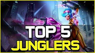TOP 5 BEST JUNGLERS - Patch 6.17 | League of Legends
