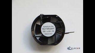 U.S.TOYOFAN TAC17251230HT 230V 2wires Cooling Fan  substitute