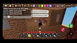 how to get inf diamond, emerald and iron in roblox Bed Wars