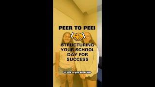 VCU Peer-to-Peer Conversations: Structuring Your School Day for Success