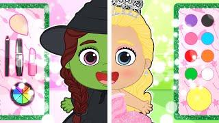 BABIES LILY AND LUNA ‍️ Dress up as the Witches of Oz