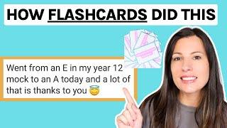 How to make and use flashcards to get an A/A* | how to use flashcards | A-level biology flashcards