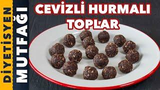 CEVİZLİ HURMALI KAKAOLU TOPLAR | Diyetisyen Mutfağı