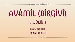 AVAMİL BİRGİVİ 3 | KIYASİ AMİLLER, MANEVİ AMİLLER