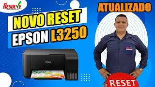  NOVO Reset Epson L3250 L3210 L1210 L1250 L3251 L3260 L5290 Luzes do papel e tinta piscando juntas