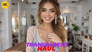 Transparent Try-On Haul: The FUTURE of Fashion 4k