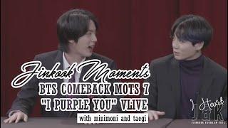 Jinkook in BTS COMEBACK MOTS7 "I PURPLE YOU" VLIVE