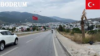 4K Enjoy a Virtual Tour on Motorbike in the outskirts of Bodrum | Village Roads | Mountains | Turkey