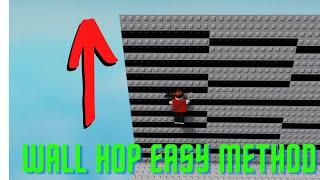 How To Wall Hop EASY METHOD | Roblox