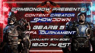 CrimsonGow | FFA Tournament | Mr. Caymanian VS Gears Content Creators | Gears Of War 5