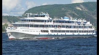 Cruise Ship PAVEL BAZHOV On The Volga river