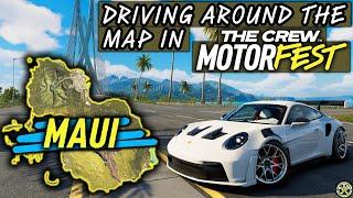 Driving Around the Map in The Crew Motorfest (Maui)