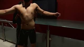 F/M Tickling Swimmer gets tickled 2