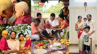 Vlog நிலன் காதணி விழா | Nilan’s Tonsure and Ear Piercing Ceremony | Adhium Naanum