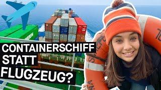 Nachhaltiger reisen: Sind Containerschiffe eine Alternative zum Flugzeug? || PULS Reportage